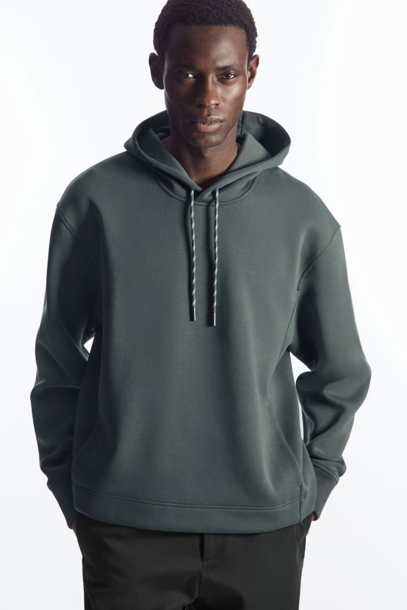 COS Relaxed-Fit Scuba Hoodie endource