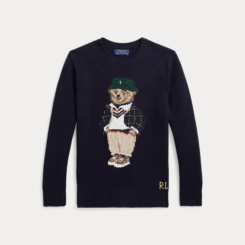 RALPH LAUREN Polo Bear Jumper in Blue | Endource