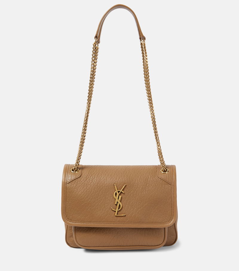 SAINT LAURENT Niki Baby Leather Shoulder Bag endource
