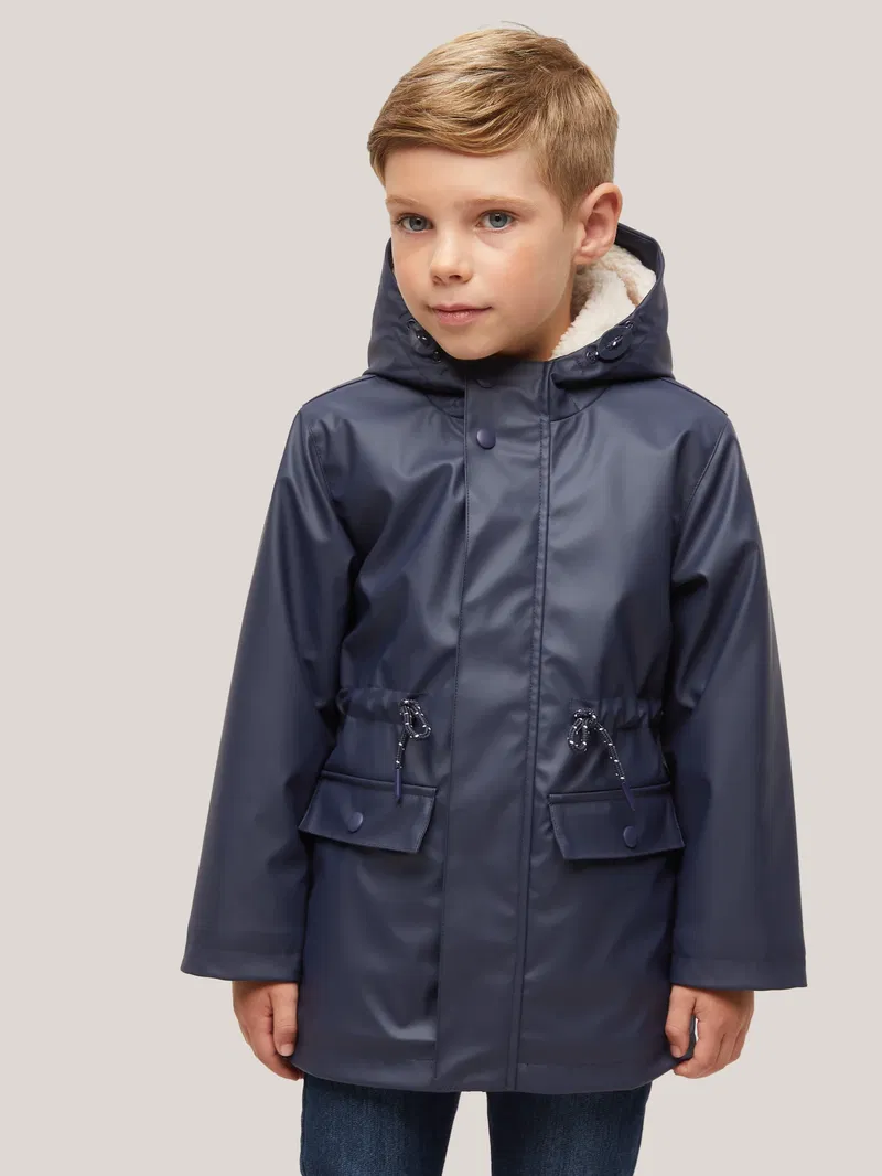 JOHN LEWIS Kids' Fleece Lined Rain Mac endource