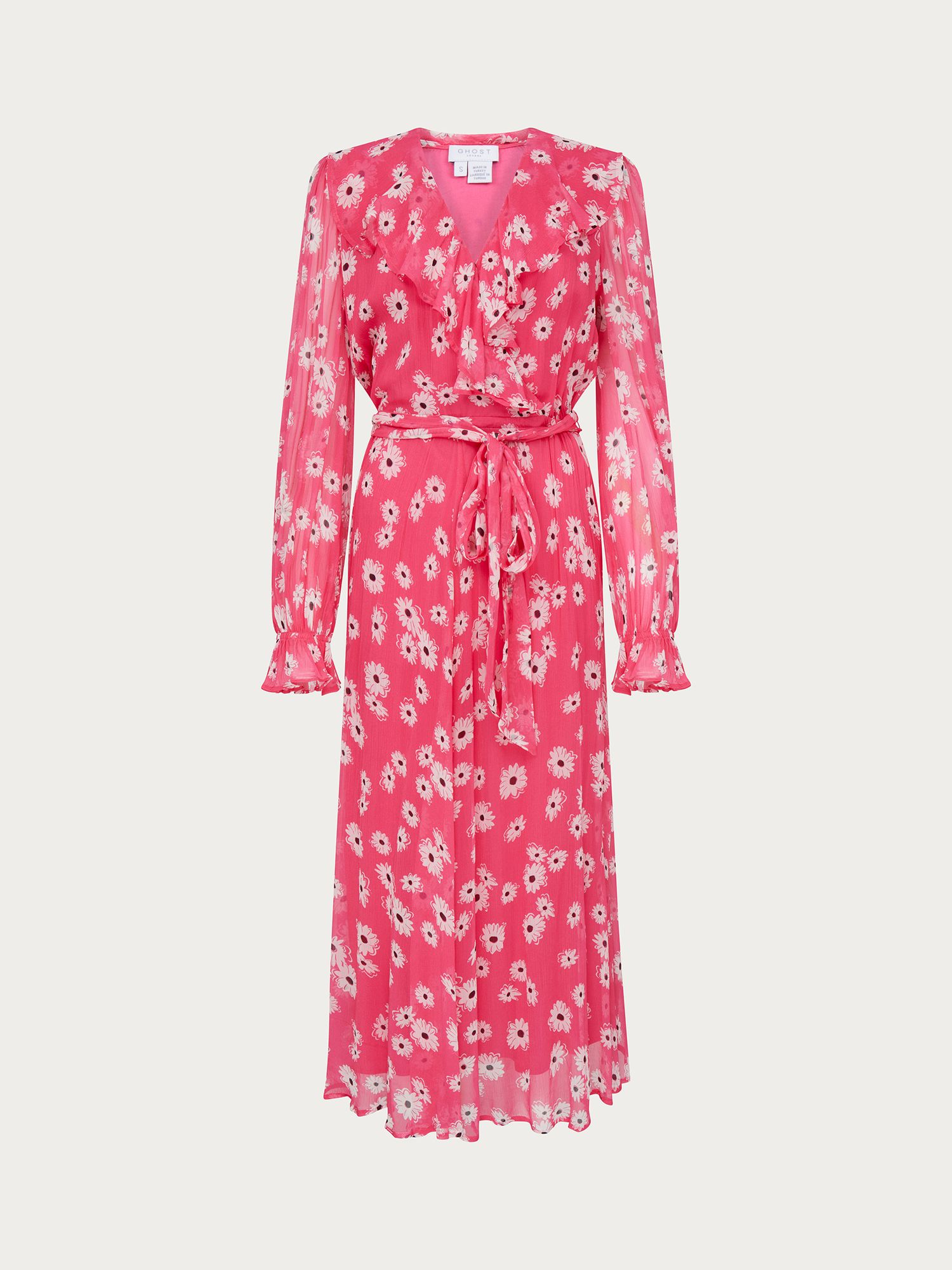 Polo Ralph Lauren Floral Blouson Georgette Wrap Dress