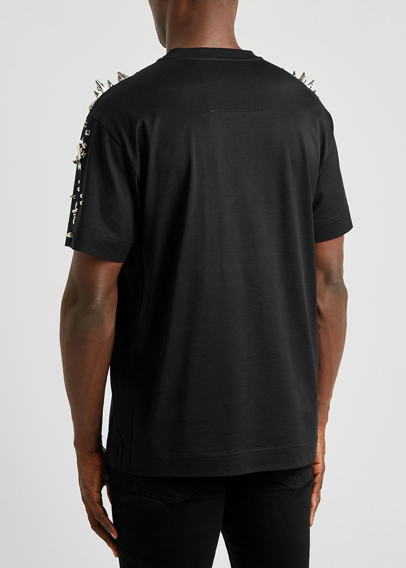 GIVENCHY Studded Cotton T-Shirt | endource