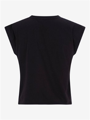 | in Velvet Detail Endource Mint Button Black Shirt