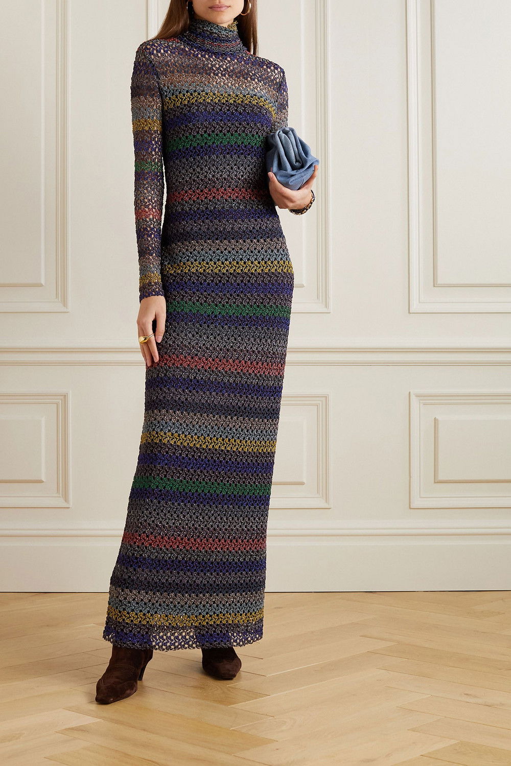 max knit mini dress Crochet Knit Sleeveless Cover-Up Mini Dress – Aérra main image 1