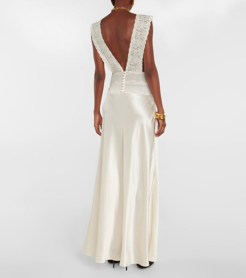 sequin mermaid dress V-Neck Light Blue Sequins Mermaid Long Prom Dress – FancyVestido main image 1