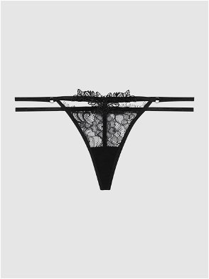 FREE PEOPLE Intimately - Care FP String Thong Undies in Doodle Combo