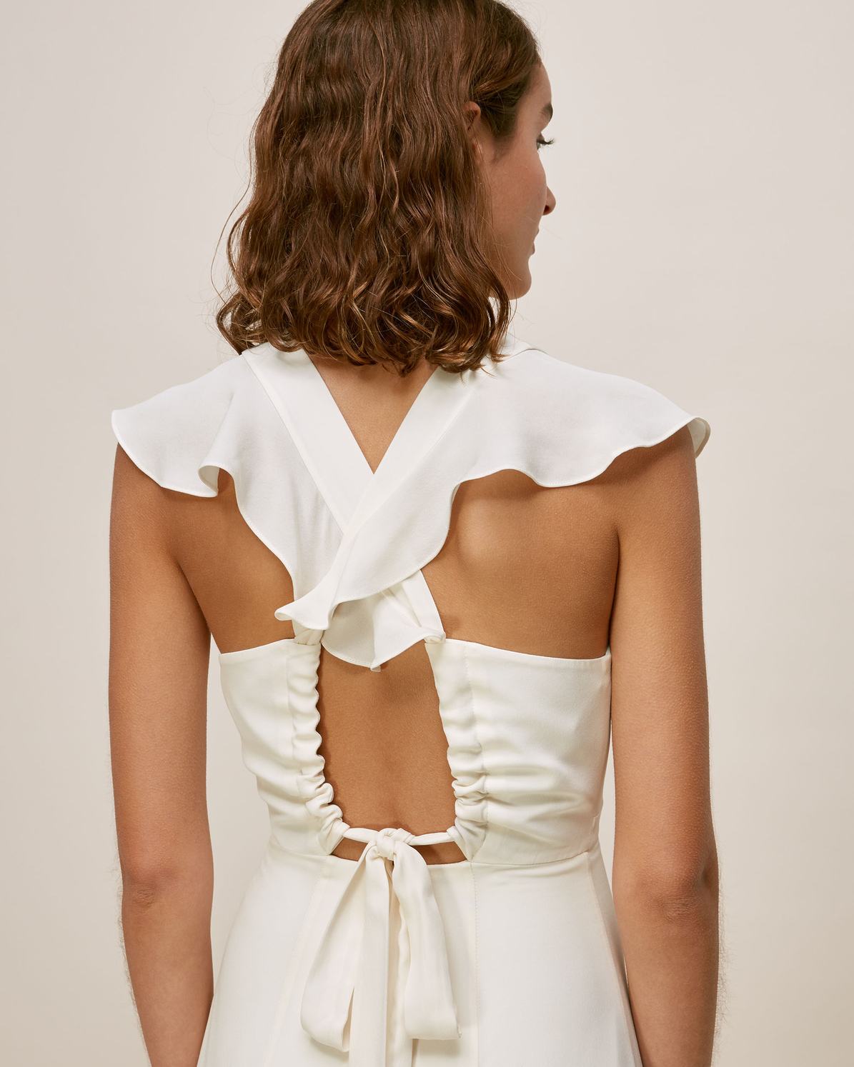 whistles eve silk wedding dress WHISTLES Eve Silk Wedding Dress
