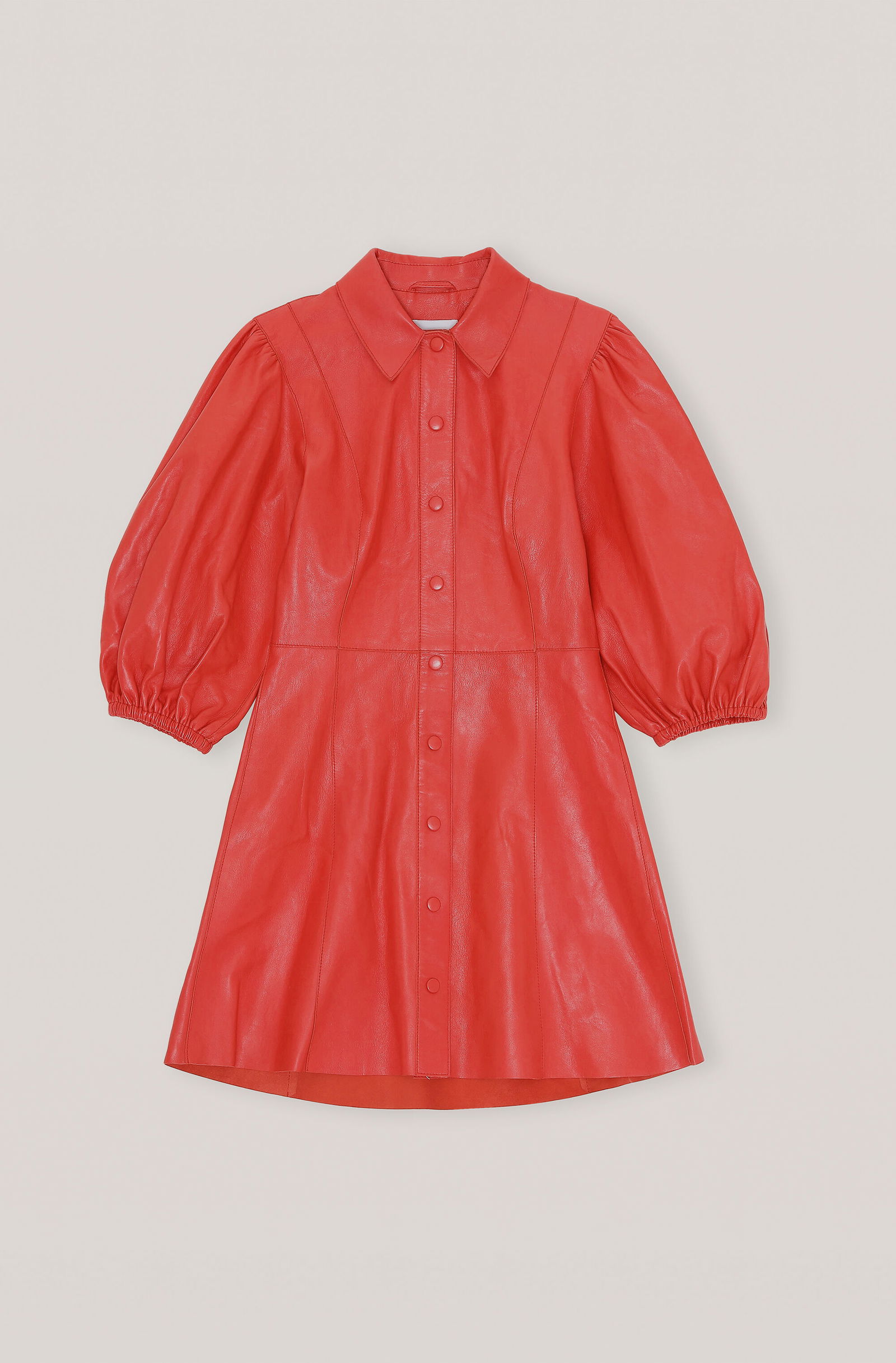 GANNI Lamb Leather Mini Dress | endource GANNI Lamb Leather Mini Dress | endource