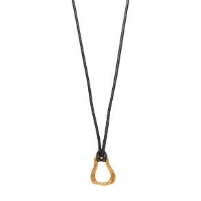 Alighieri The Mini Link of Wanderlust Gold-Plated Cord Necklace - Women - Gold Fashion Jewelry - One Size