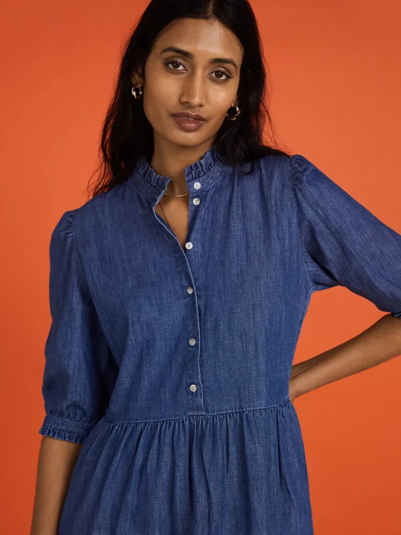 BAUKJEN Kiera Tiered Midi Dress | endource