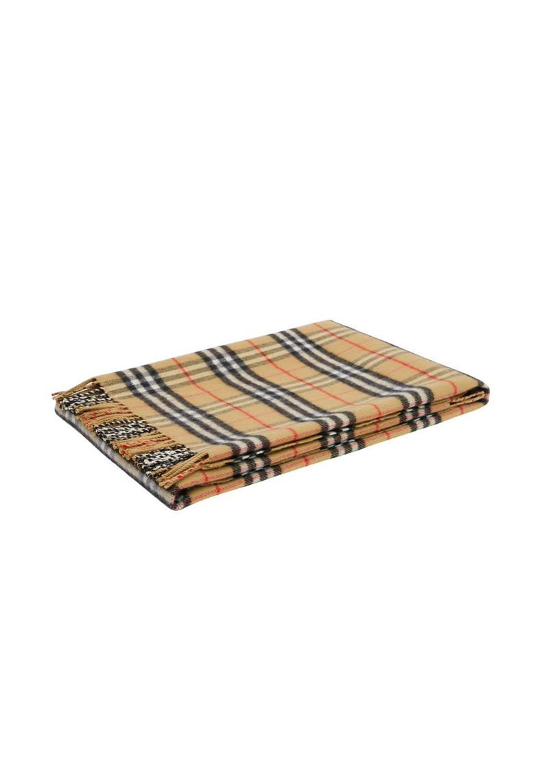 BURBERRY Checked wool blanket