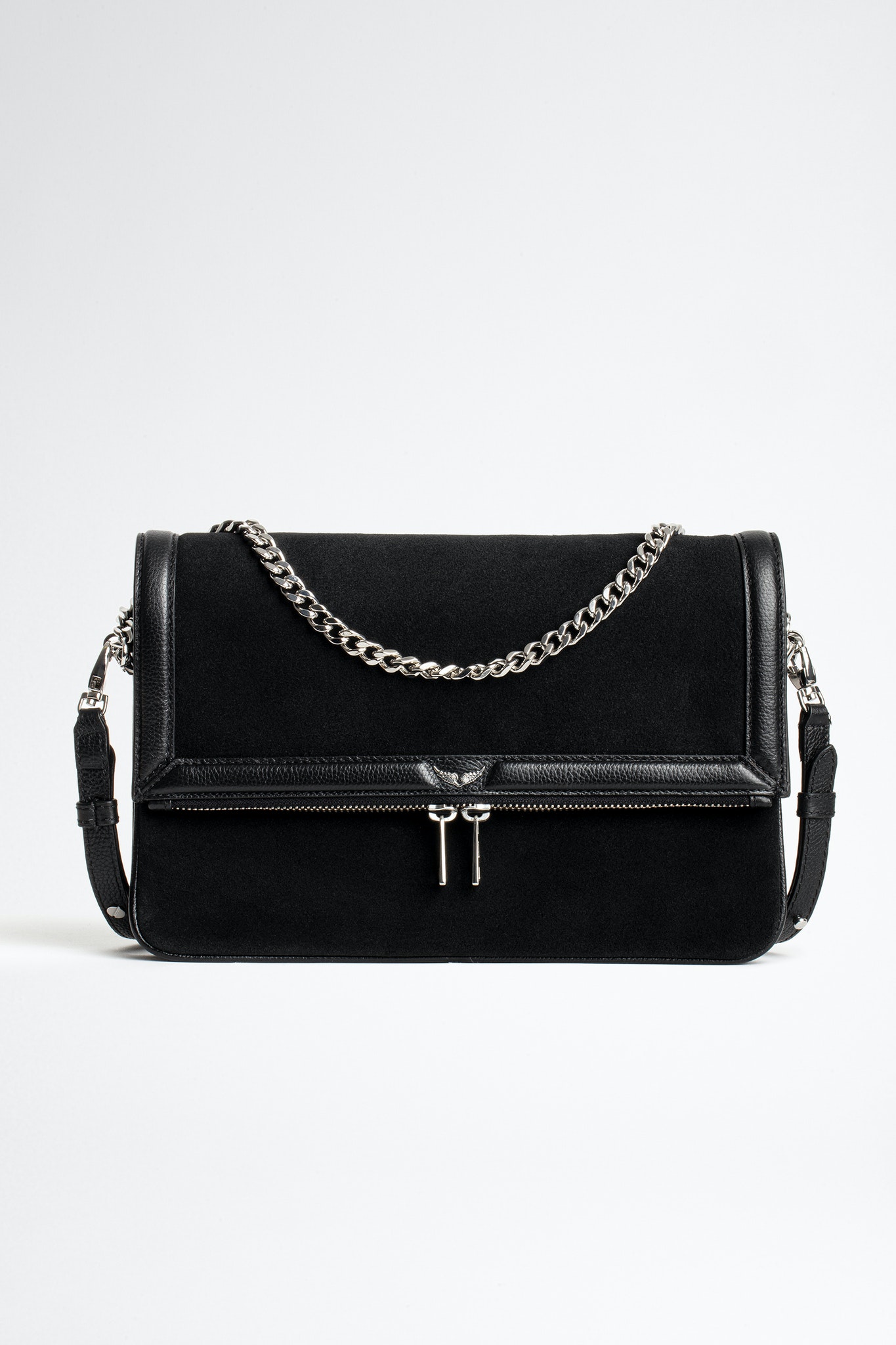 ZADIG & VOLTAIRE Rock Novel Bag in Black Endource