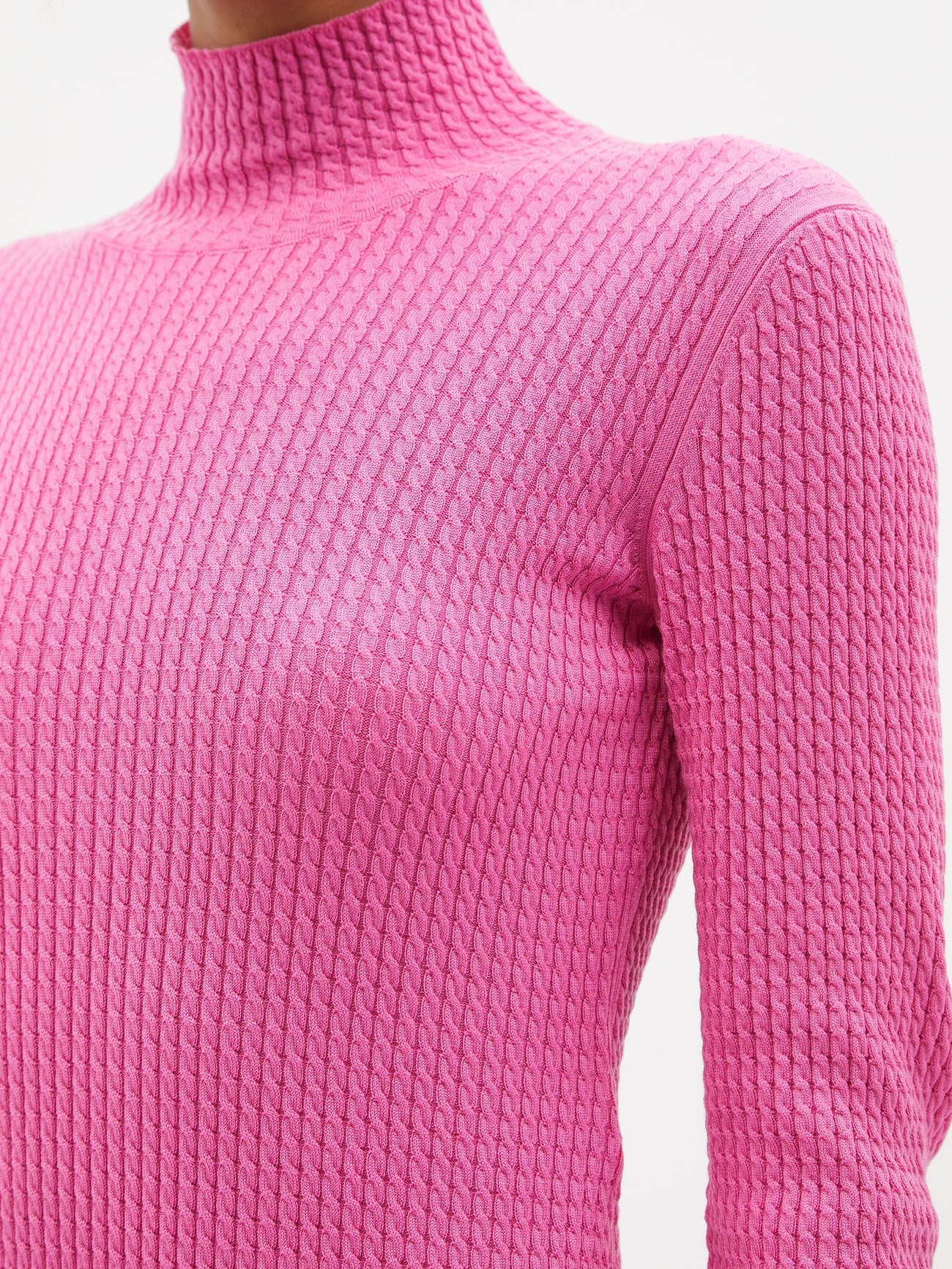 open lace back dress BALENCIAGA All Over Logo Cardigan in Pink | Size XS