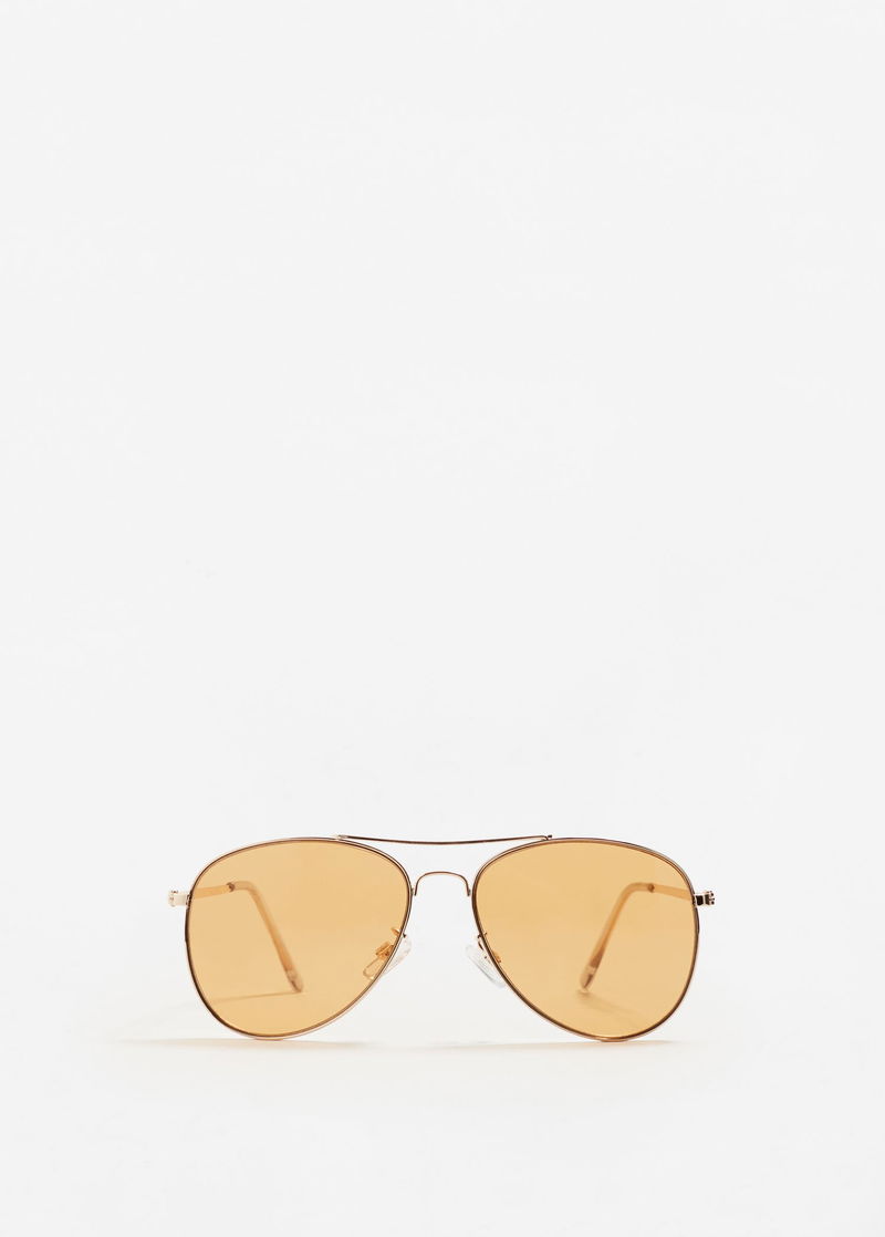 MANGO Orange Aviator Sunglasses Aviator sunglasses - Women | MANGO Japan main image 3