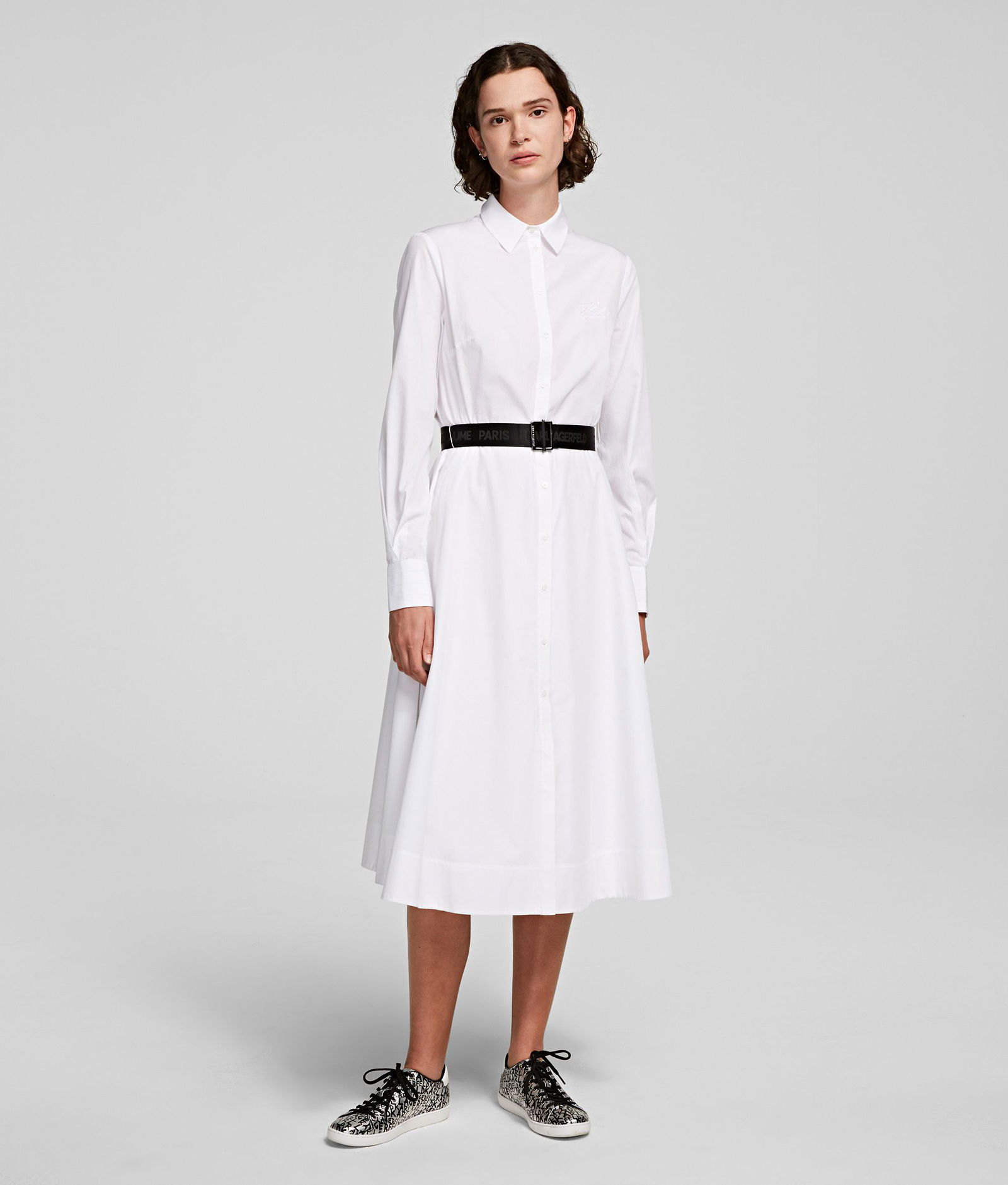 karl lagerfeld poplin shirt dress Karl Lagerfeld