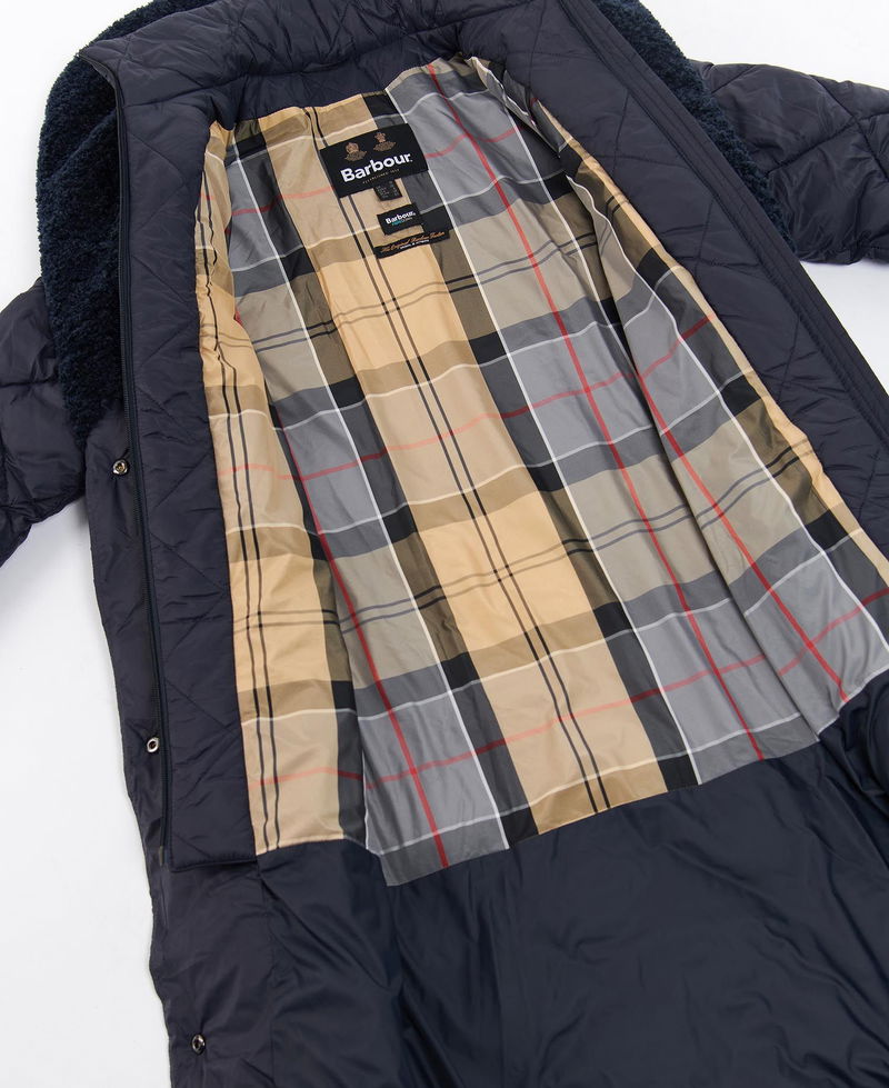 BARBOUR Tolsta Quilted Jacket in Dk Navy/Dress Endource