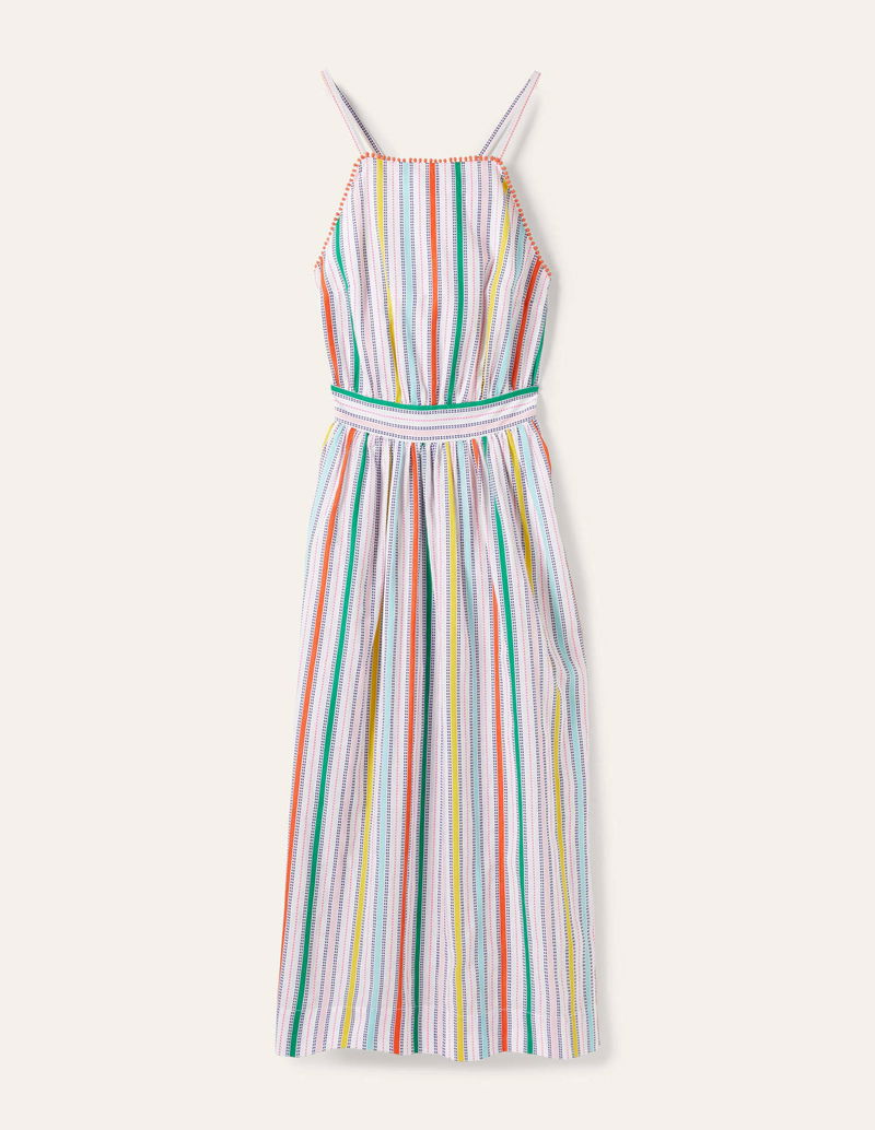 BODEN Stripe Halterneck Midi Dressr | endource
