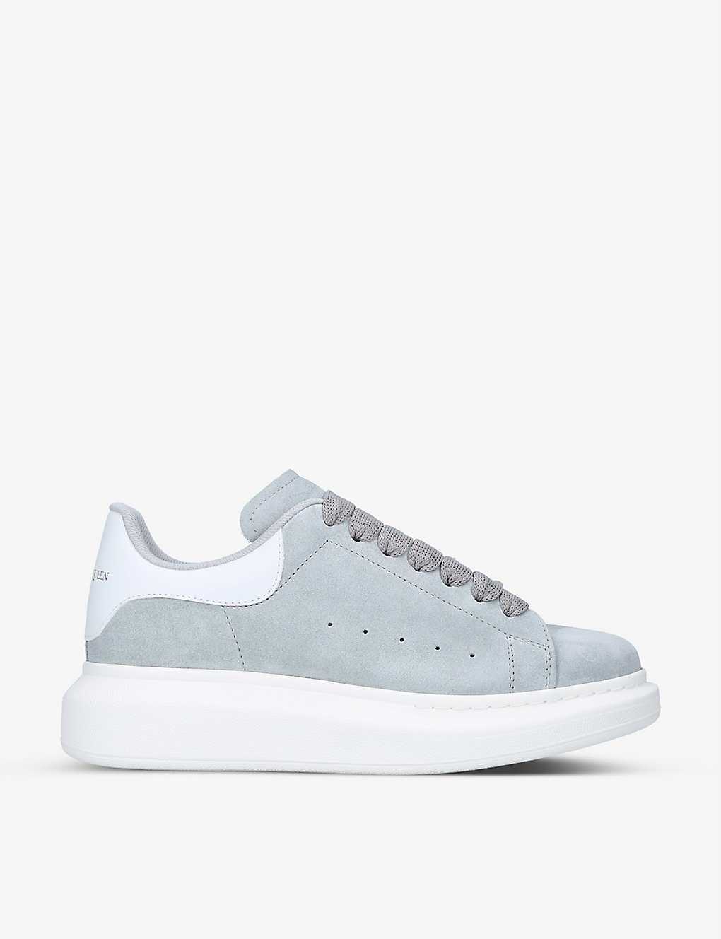 alexander mcqueen runway suede trainers
