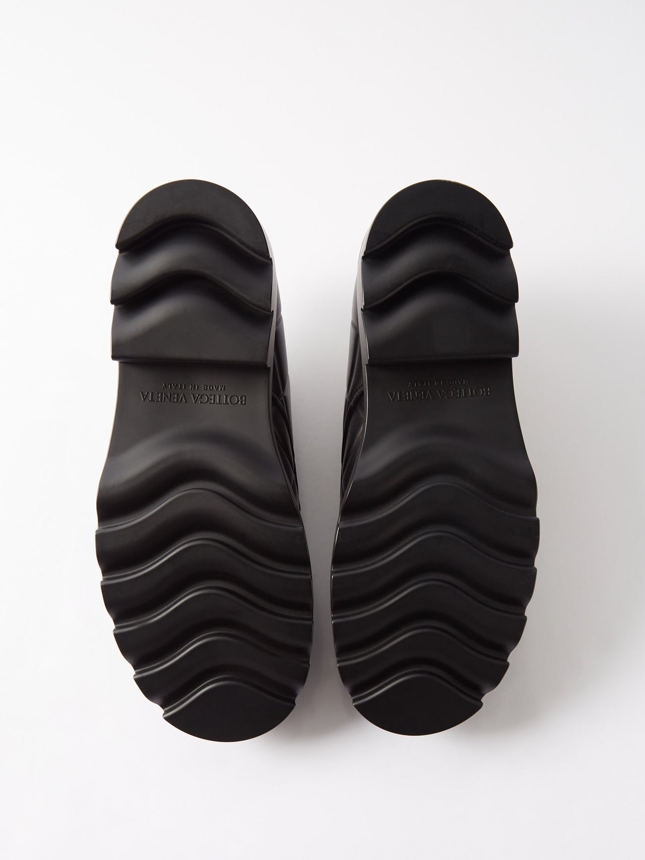 BOTTEGA VENETA Strut Grid Quilted-Leather Derby Shoes | endource