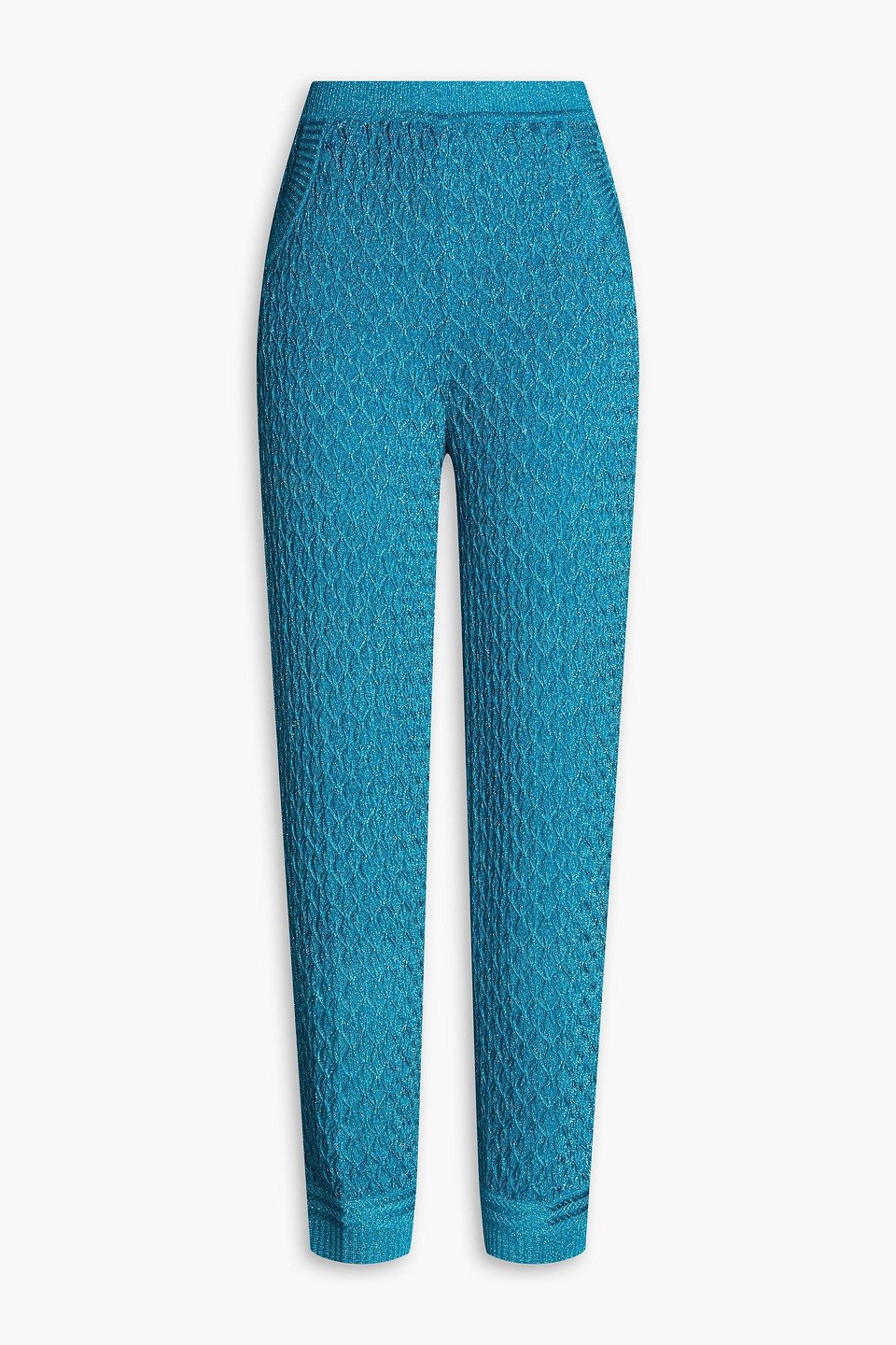 Best Seller Marni's Cable Knit PRINTED Leggings, Cornflower Blue Women's  Casual Cozy Wear Cute crochet Abstract Stretchy Tight Pants 
