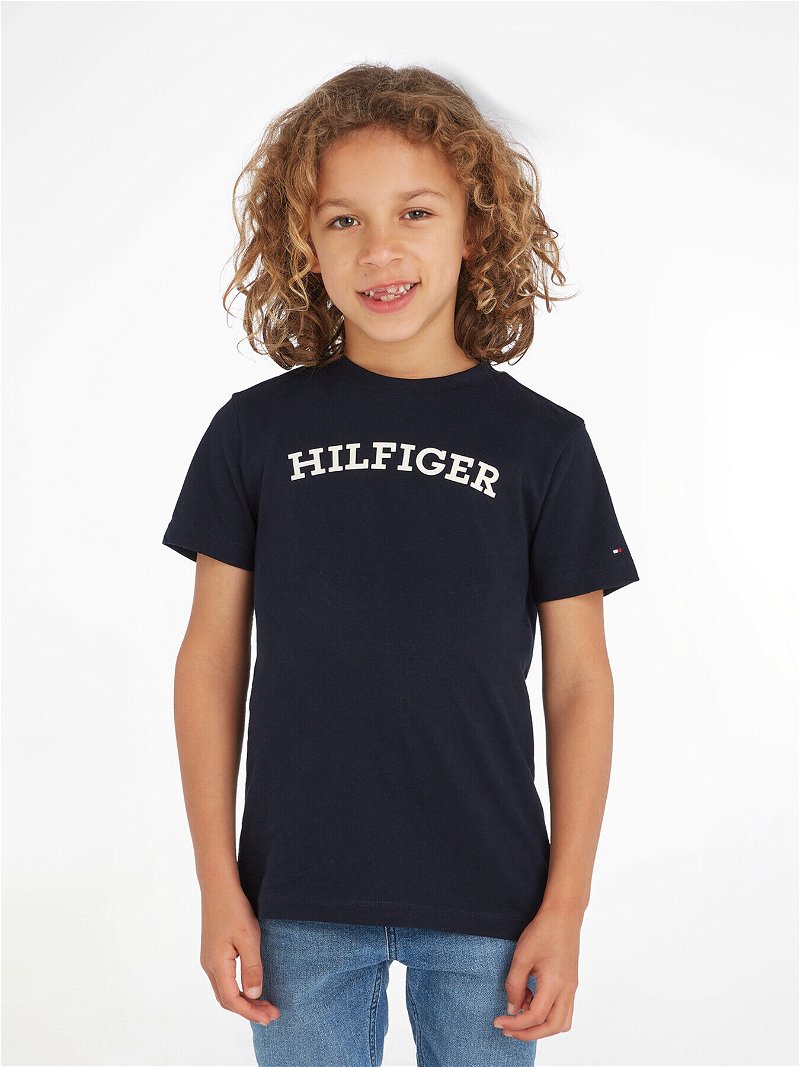 TOMMY HILFIGER Hilfiger Arched Desert | Endource Sky in T-Shirt