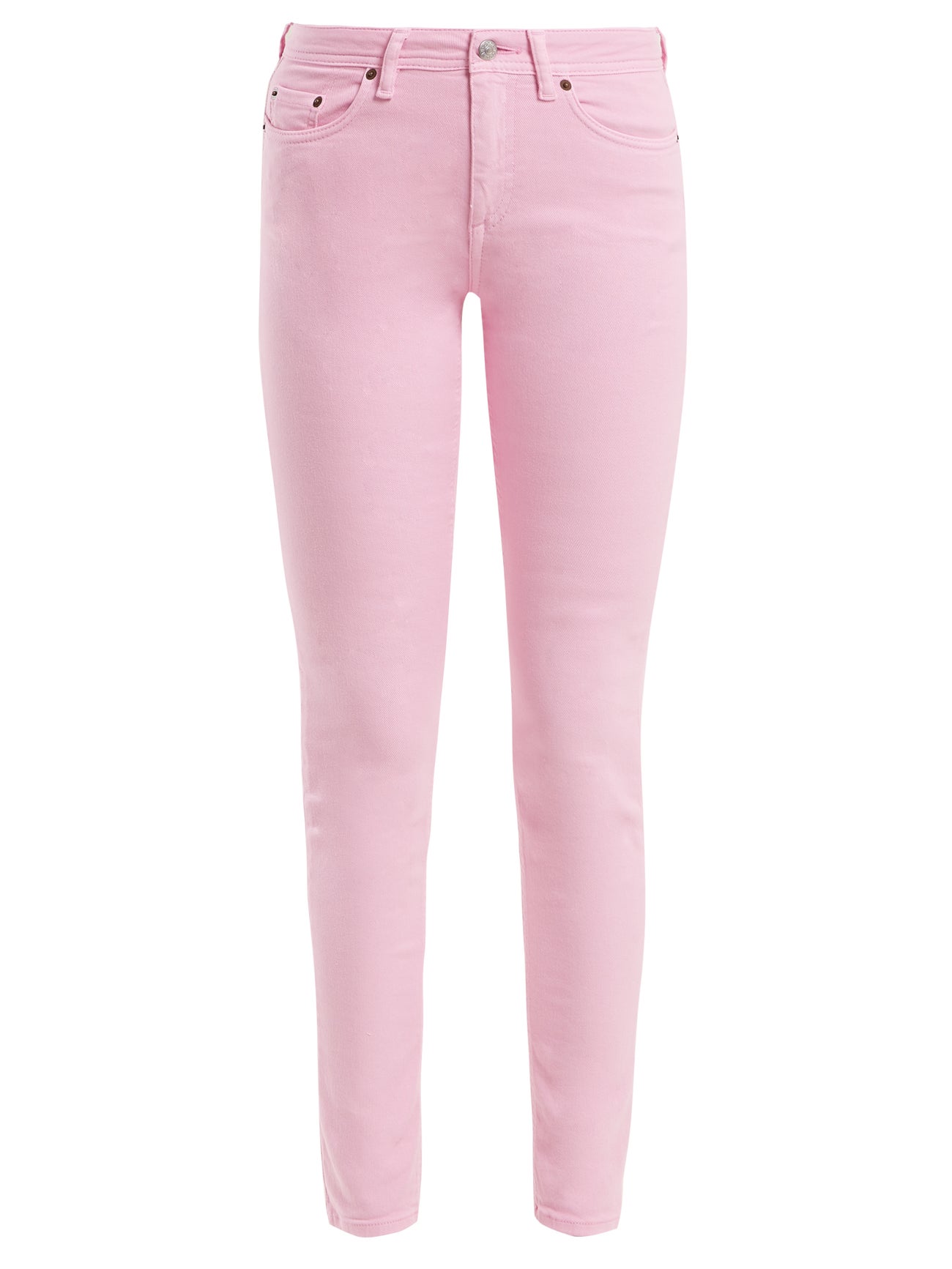 ACNE STUDIOS Climb Mid-Rise Skinny-Leg Jeans endource
