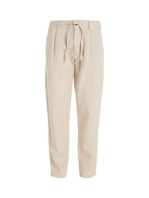 COS COS OVERSIZED-FIT ELASTICATED PANTS - BEIGE - Trousers - COS 99.00