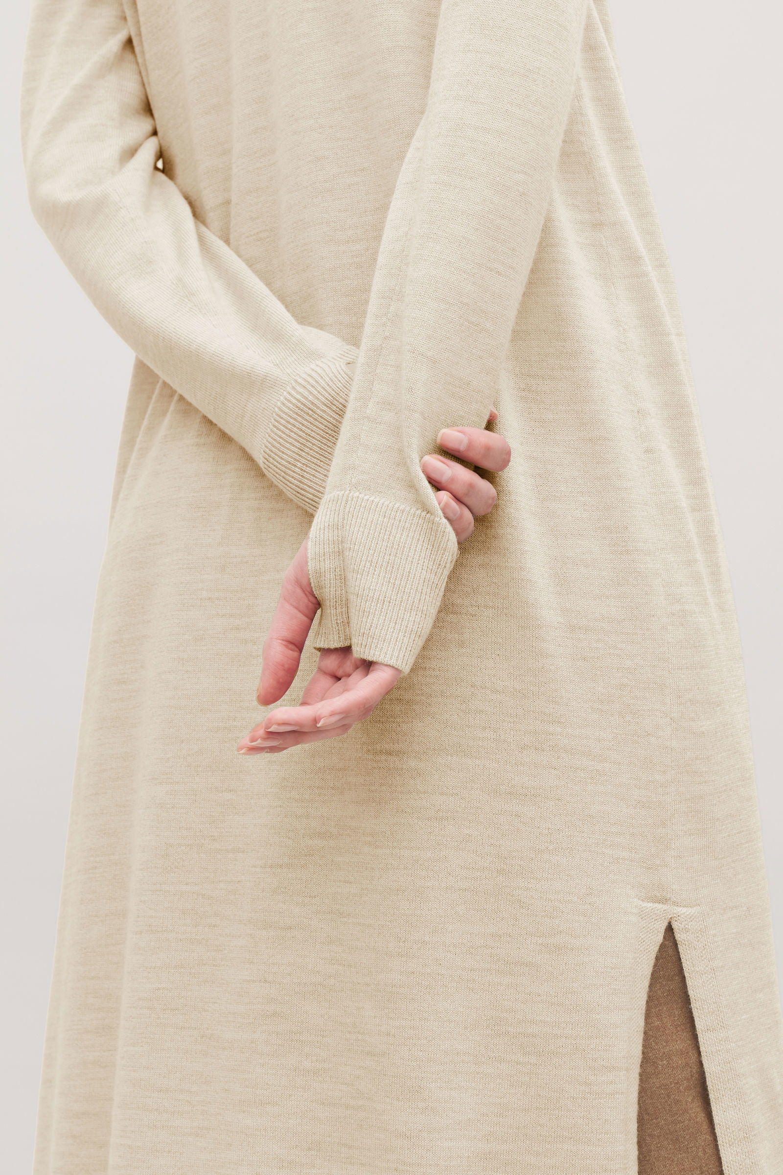 cos long wool knitted dress COS Long Wool-Knit Dress