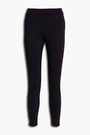 VICTORIA BECKHAM Faux Patent-Leather Skinny Pants in Black