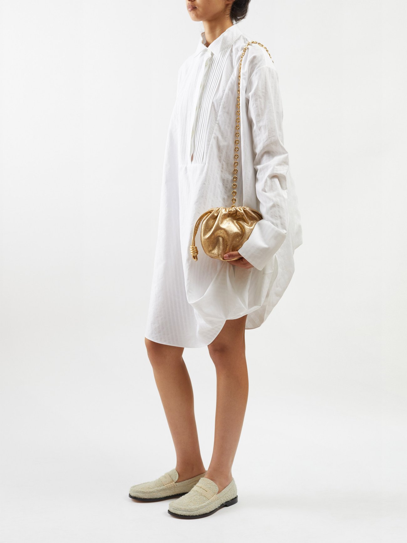 Loewe White Cotton Casual Dress