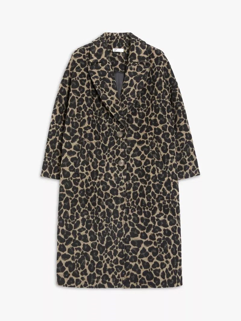 AND/OR Leopard Print Coat endource - Main Image