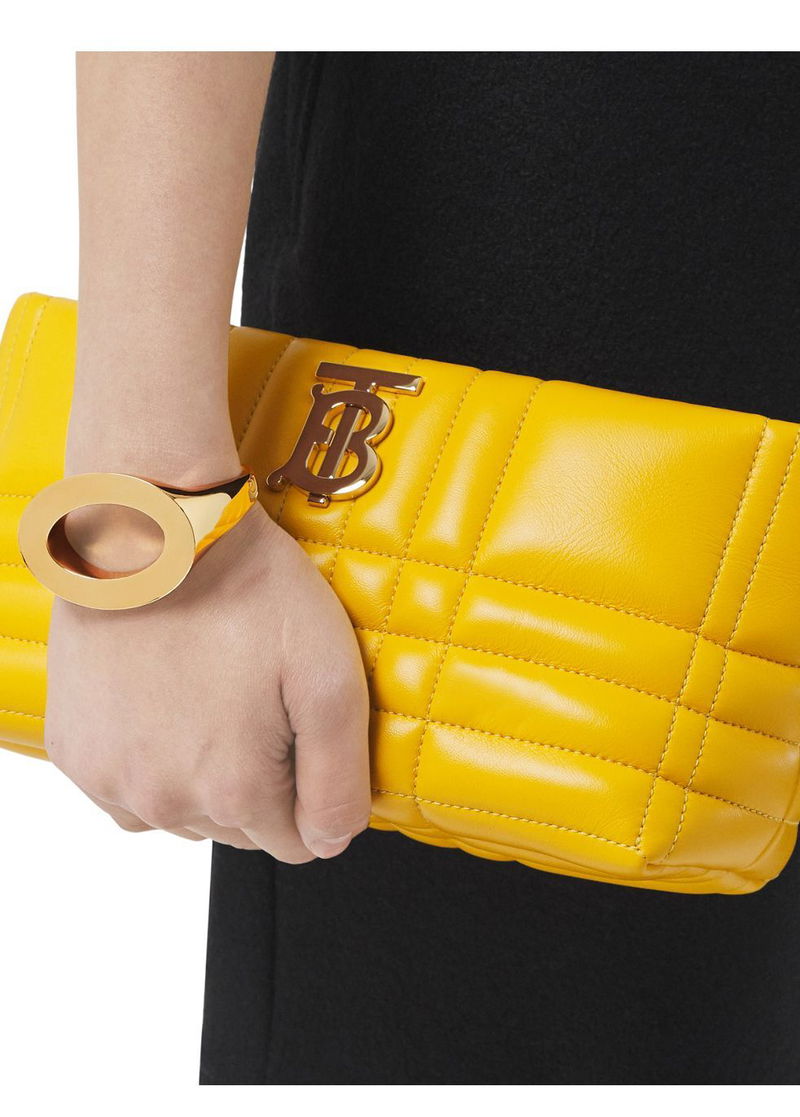 BURBERRY Gold-Plated Cut-Out Detail Cuff endource