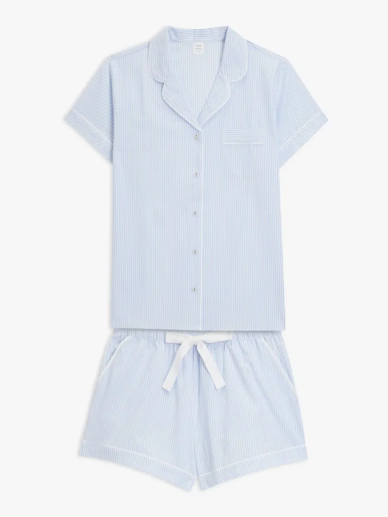 Striped Short John Pajama Set