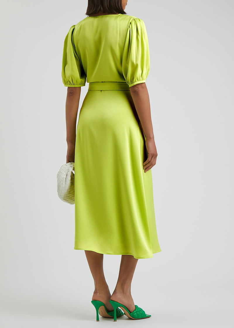 elina satin dress NEW ELINA DRESS YELLOW | Online Outlet