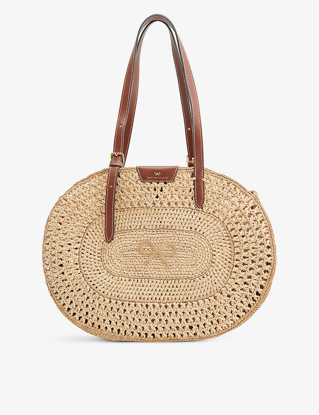 Raffia Bags Anya Hindmarch Bow Bag Anya Hindmarch Raffia Round Bow