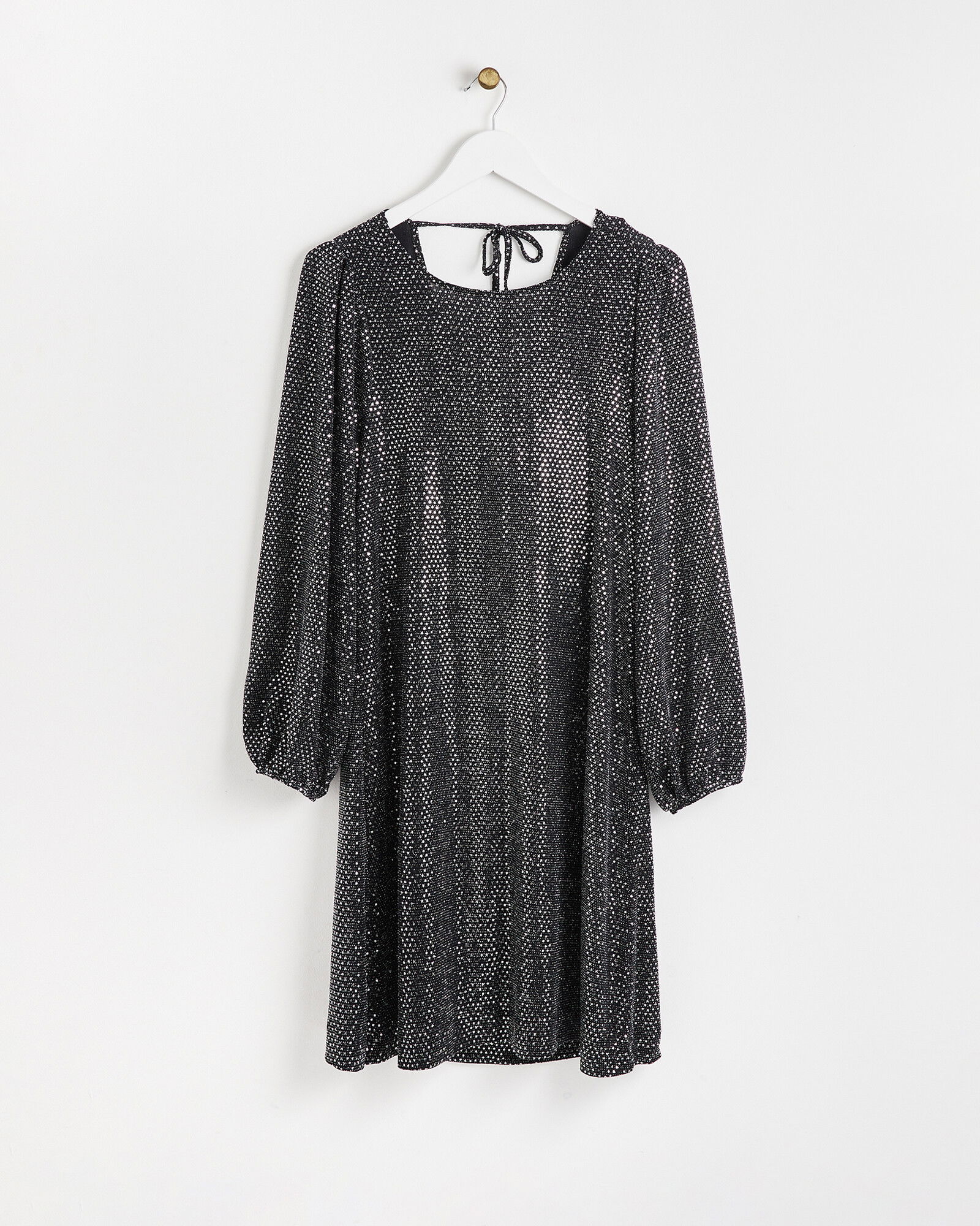 OLIVER BONAS Sparkle Cowl Back Mini Dress endource
