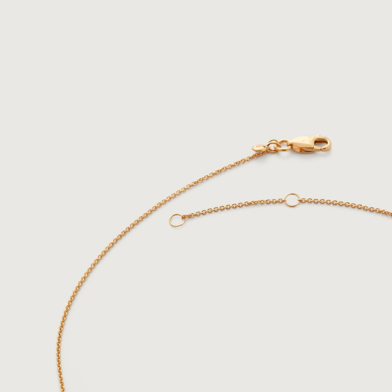 Rope Chain Necklace 41-46cm/16-18' in 18k Gold Vermeil on Sterling Silver