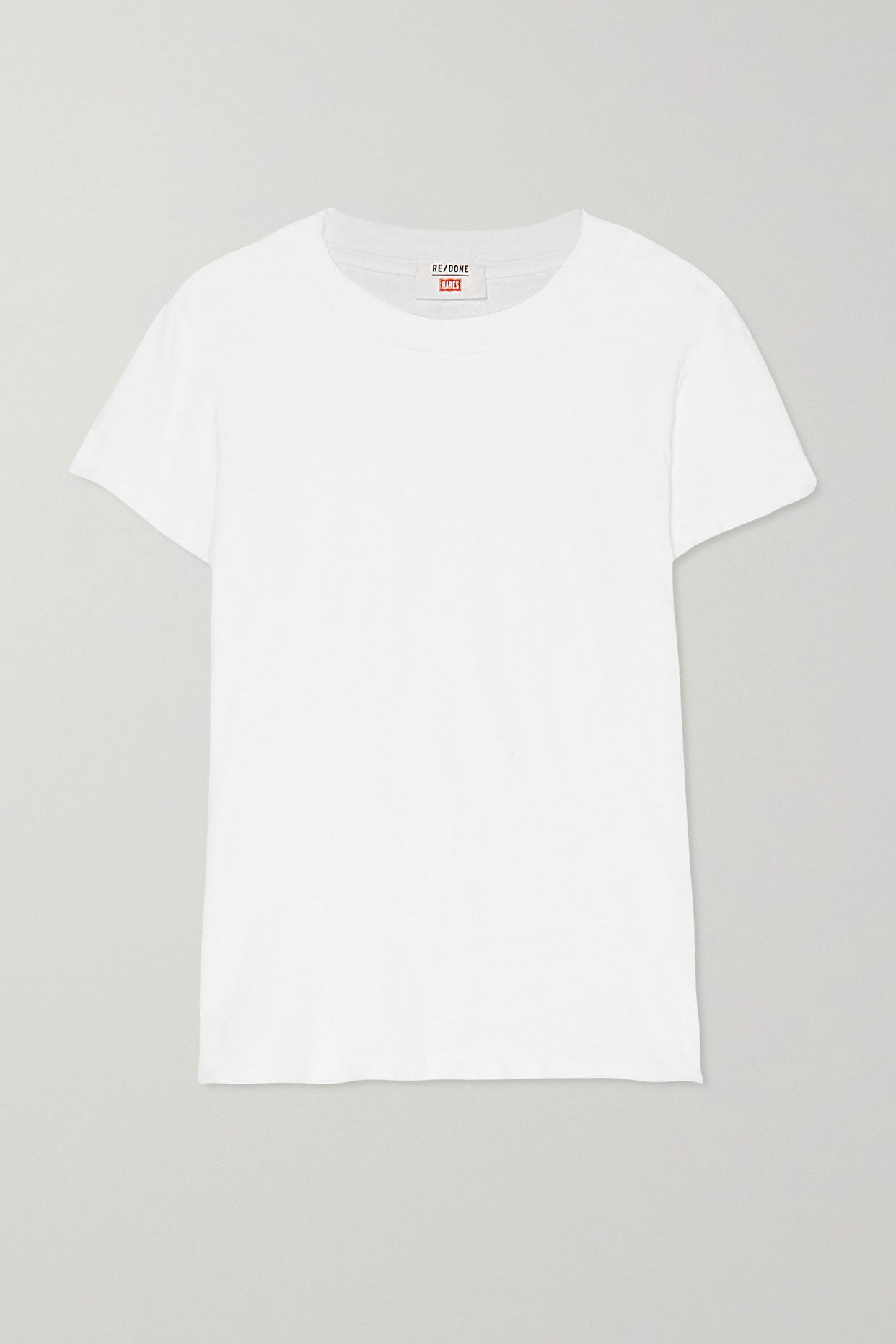 RE/DONE Hanes 1960s CottonJersey TShirt in White Endource