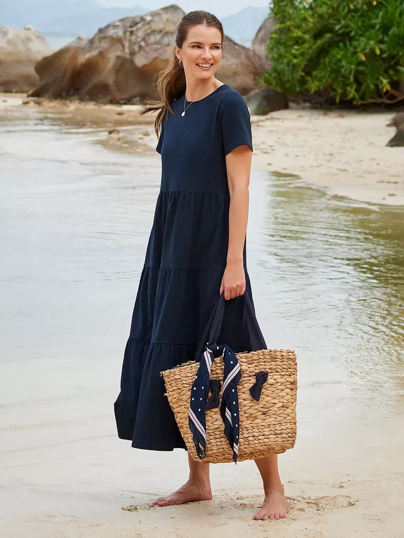 kids halter dress Kids Merrin Halter Romper & Dress – Petite Stitchery main image 1