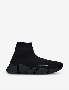 Outfit ideas - How to wear Balenciaga Speed Stretch-Knit High-Top Trainers  - WEAR