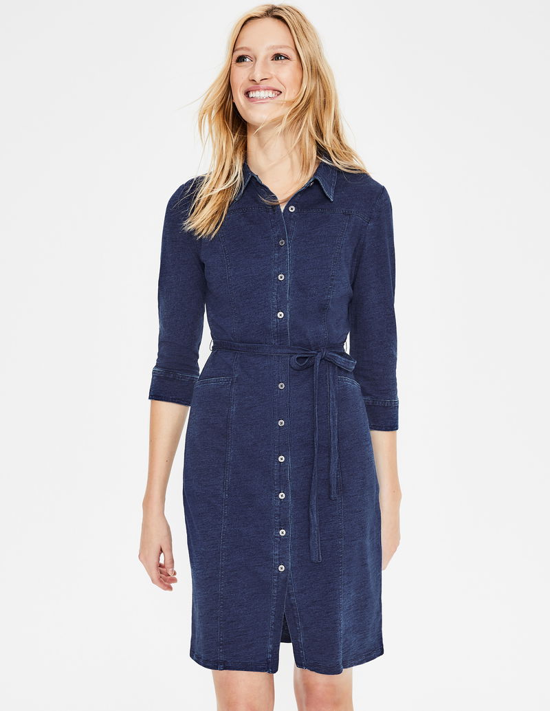BODEN Tara Jersey Shirt Dress | endource BODEN Tara Jersey Shirt Dress | endource