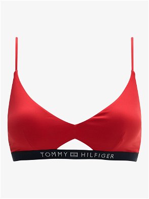 Tommy Hilfiger Bralette Bikini Top, Indigo Blue/White at John Lewis &  Partners