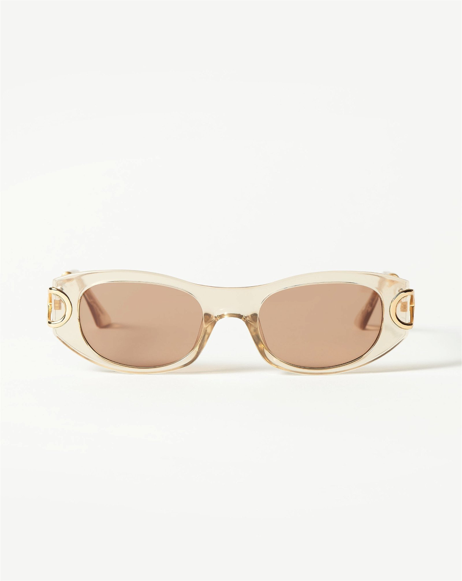 MISSOMA Missoma x Le Specs - Hydrus Link Oval Sunglasses