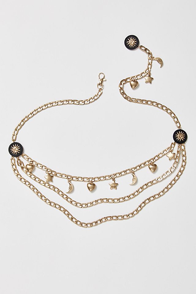 FREE PEOPLE Shoot For The Stars Chain Belt | endource display picture 1