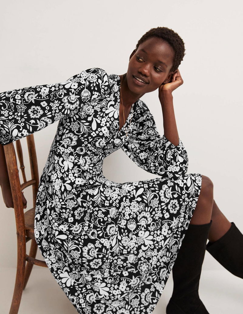BODEN Empire Midi Tea Dress | endource
