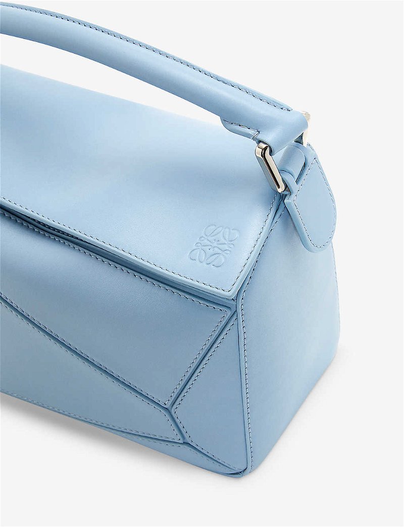 Loewe Multi Tone Blue Leather Mini Puzzle Pochette Bag Loewe | The Luxury  Closet