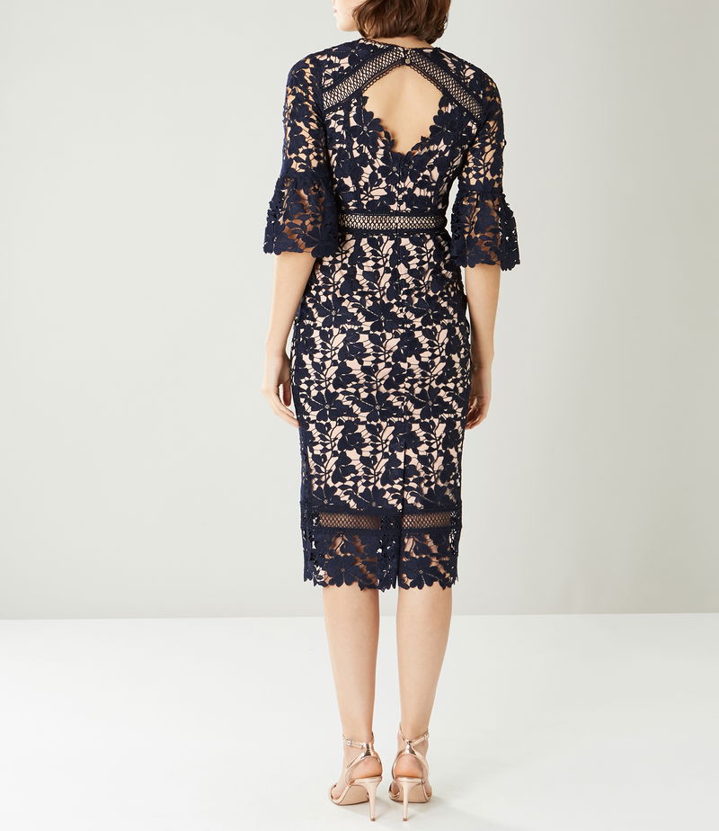 KAREN MILLEN Maria Lace Shift Dress | endource