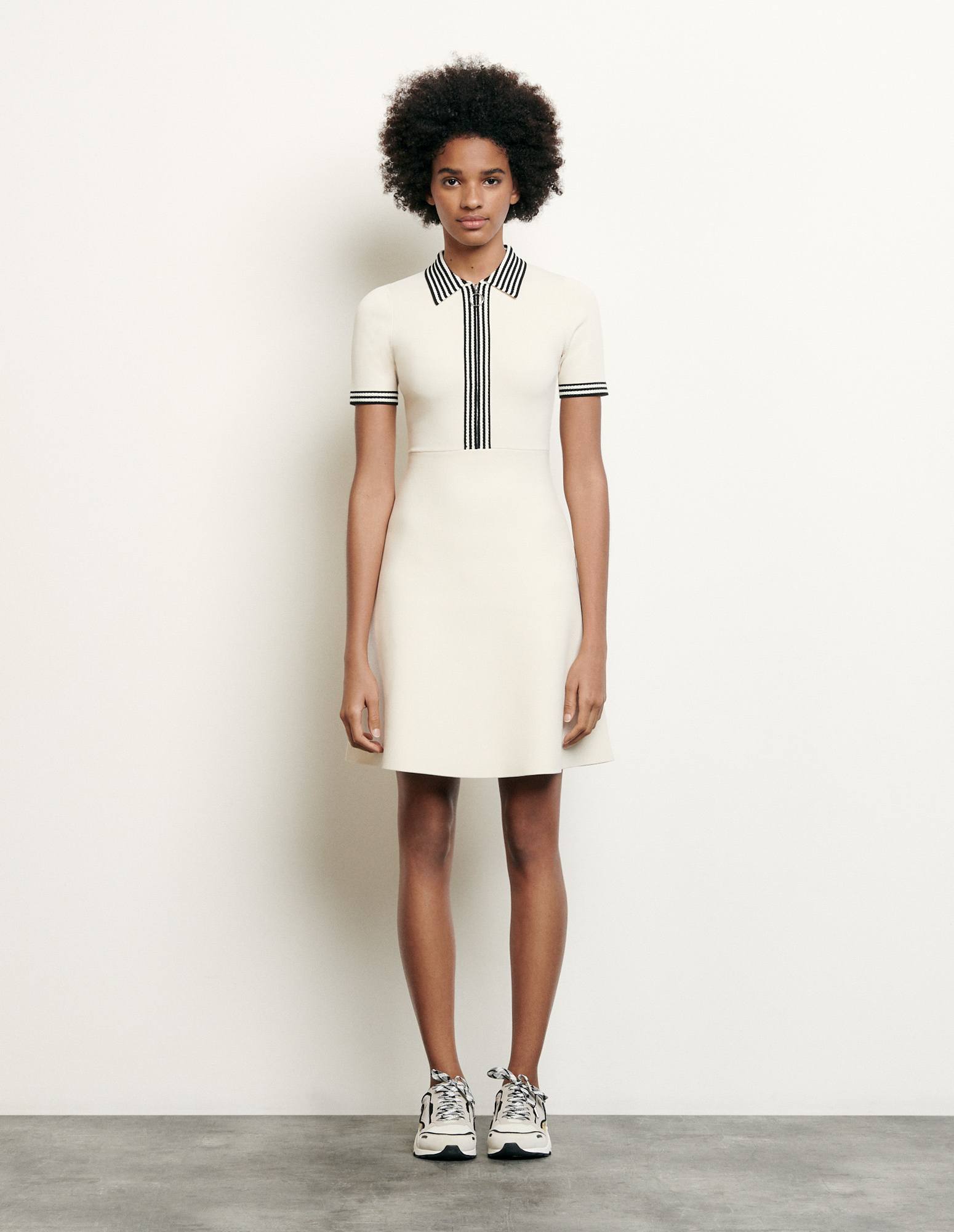 sandro knit polo dress 40% off Polo-Style Knitted Womens dresses