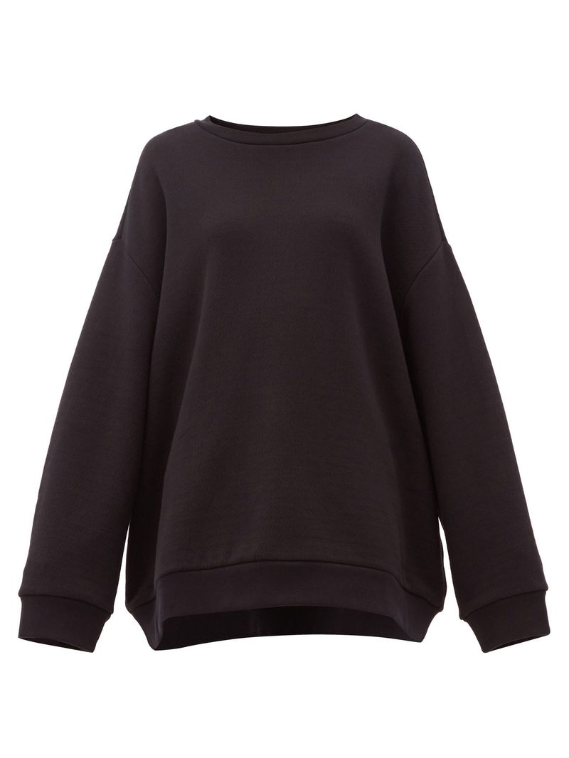 RAEY Crew-Neck Japanese-Jersey Sweatshirt endource