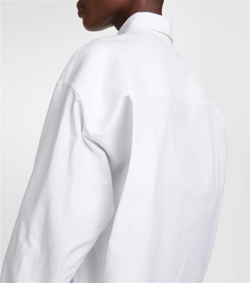Alaia Ladies White Japanese Poplin Corset Shirt, Brand Size 36 (US
